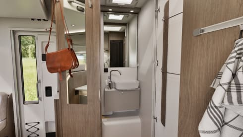 JustCamper  – NEW MY2026 Carado 328 semi-integrated Automatic 2 - 5 pers. 