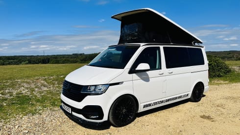 4 berth Volkswagen Transporter campervan from 2020