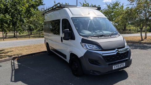 Joe – Joe. 2 Berth Truly Off Grid Adventure Van. Storage and Comforts Galore. 