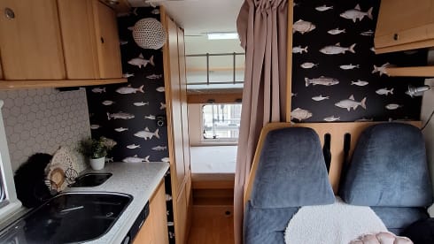 Dethleffs gezincamper 4 personen met airconditioning.  – 5p Dethleffs Alcove from 2001