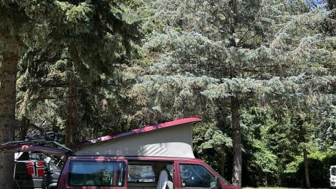 Volkswagen T4 camper ruby red🔴