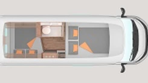 Easy Rider Family – Super compact 4-person campervan with 4 sleeping places and automatic transmission