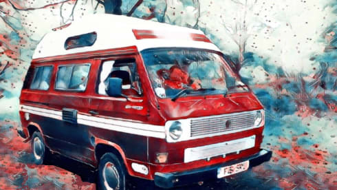 Poppy – VOLKSWAGEN T25 RETRO 1980'S 4 BERTH CAMPER, DIESEL HEATING, OFF GRID.
