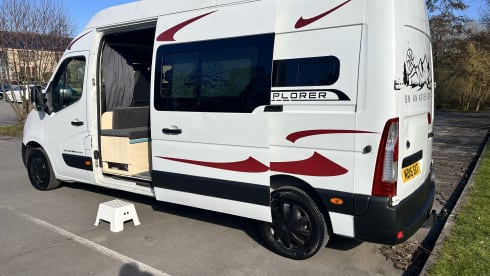 Albert  – 3 berth spacious Renault master campervan from 2015
