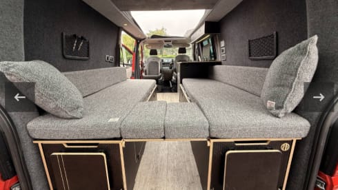 Spacious 3 berth Volkswagen campervan