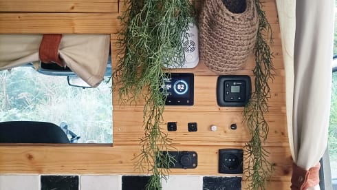 Luxury off-grid Sprinter with unique, bohemian interior! Winter camping