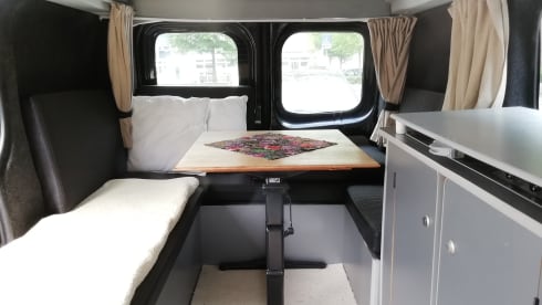 A comfortable and compact Renault Trafic.