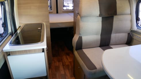 Chausson2, 2 sleeping places - 4 seats.