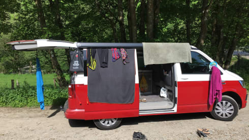 CALI Red/Grey – Volkswagen California Coast Red/Ascot Gray (2022)