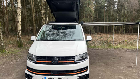 4 berth Volkswagen campervan from 2016
