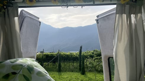 Sunny ☀️ – Off grid Ford bus