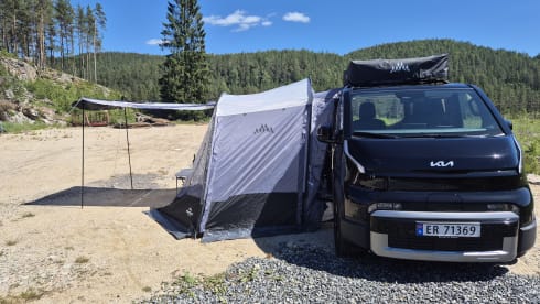 Molly – Electrische Campervan Kia Pv 5.    Inclusief BRANDSTOFKOSTEN(stroom)