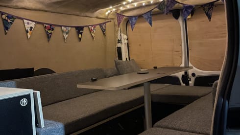 Disco Bus  – Premium Custom Vauxhall Vivaro with Roof Tent 