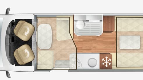 Adventure – 4 berth Roller Team semi-integrated from 2024