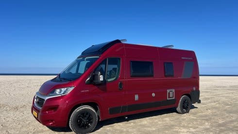 Rode rakker –  Rare & luxurious camper with 2 fixed beds for 4p (2020) 