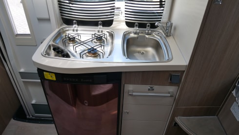 Chausson C514-2, sleeps 4, seats 4.