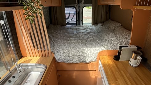 Fifi – 2 to 3 people. Fiat camper van 