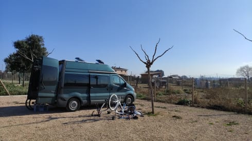 Bussie/rustig aan wagen – 2p Renault bus from 2003: For sporty wind campers