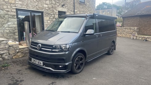 4 berth Volkswagen campervan from 2017