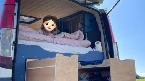 Sally – 2 berth Mercedes self-converted campervan, 2006