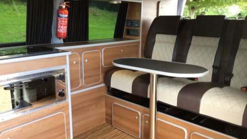4 berth Volkswagen campervan from 2013