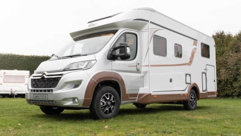 4p Bürstner luxury semi-integrated camper from 2021