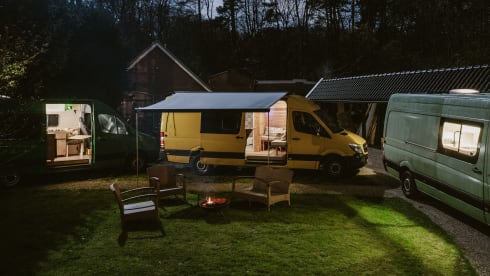 Kermit – Zweisitziger Volkswagen-Bus aus dem Jahr 2013