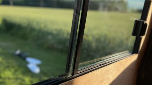 Unique, off-grid Ford Transit for two people