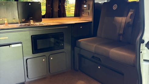 Caledonia  – VW custom campervan hire from Edinburgh Airport - Highlands Scotland 