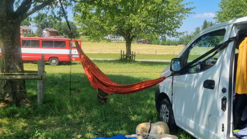 2-seater Nissan campervan from 2017