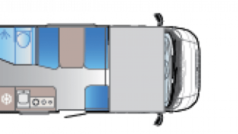 Queen A – Built in 2021 - luxury 6-person alcove camper - Queen E