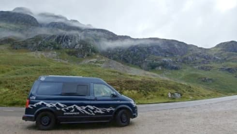 Highlander – Insurance inc ultimate Vw camper from Edinburgh Airport Insurance Included