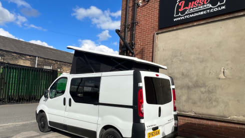 4 berth Vauxhall Vivaro campervan from 2013