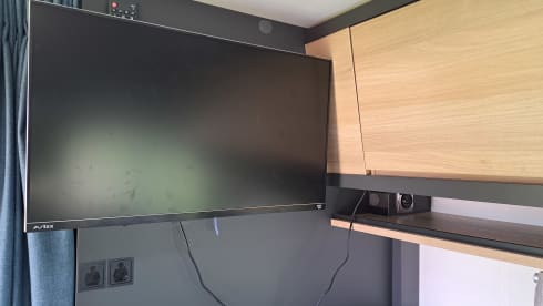 Family camper with bunk beds