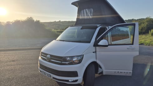 4 berth Volkswagen campervan from 2017