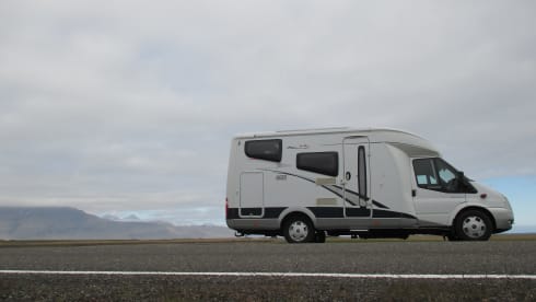 Going to the sun with our luxurious compact camper?