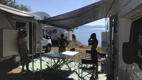 CAMPER MANSARDATO IDEALE PER FAMIGLIE
