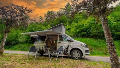 Van Volkswagen T6 4 personnes 