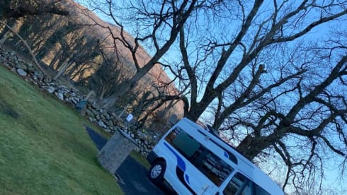 Pet friendly off grid camper van