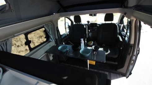 Dries – Ford Nugget plus 4p (push roof) ideal for road trip/free camping