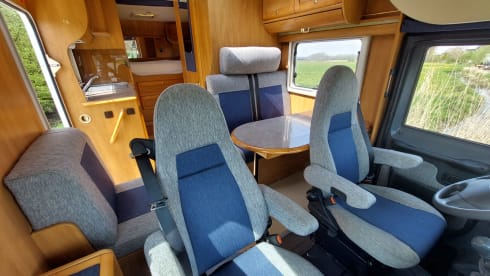 Hasselt  ( overijssel) – 4p Rapido integrated from 2004, Fiat ducato