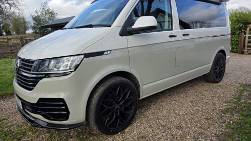 'Cow' Parsley – VW-Campingbus mit 4 Schlafplätzen