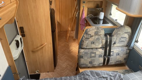 Nette ruime Adria Familie camper