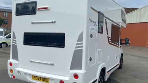 Beni Compact Family van – 6 berth Benimar alcove from 2024