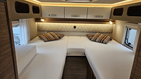 Weinsberg Loft  – Ultimate Freedom! Very luxurious and fully equipped camper with length beds