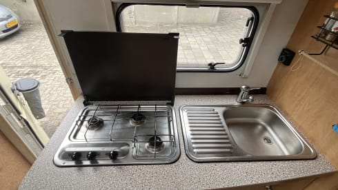 6 persoons gezinscamper – Fiat Alcove a 6 posti del 1998