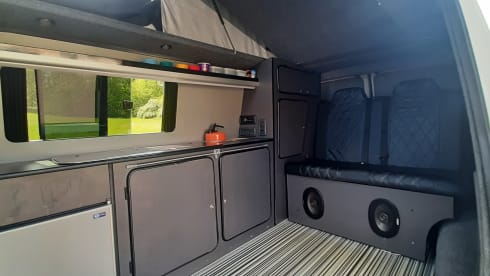 4 berth Volkswagen campervan from 2005