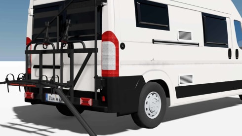 Adria Twin SLX, bed length, km free, (e-bike) bicycle carrier 