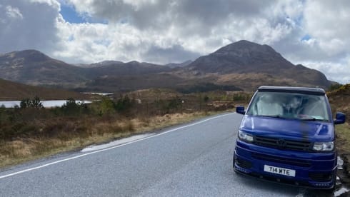 4 berth Volkswagen Transporter campervan 2008