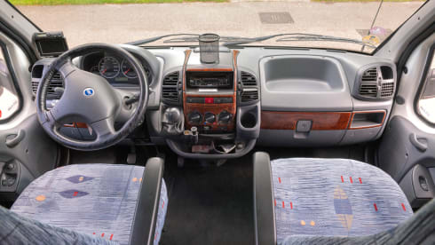 On the road with our comfortable and cozy camper